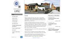 Desktop Screenshot of lipec.cz